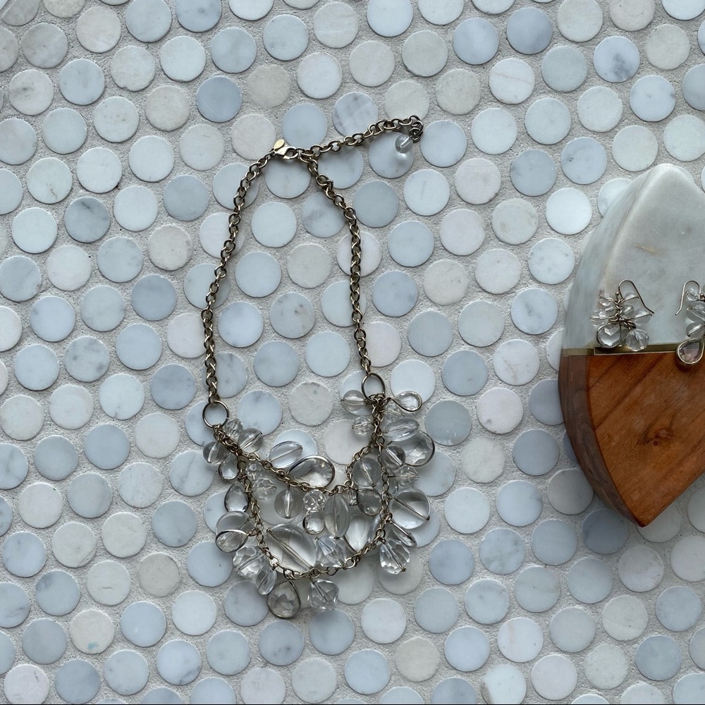 Jeweled Necklace and Earring Set - Picture 6 of 12